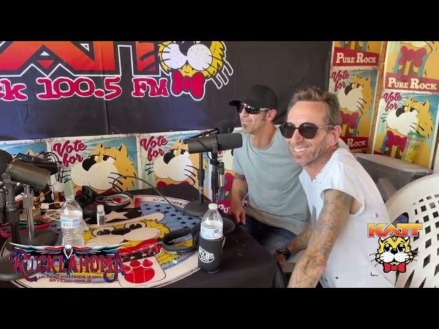 Rock 100.5 the KATT's Jay Ramone talks to Sully and Shannon of Godsmack at Rocklahoma 2023