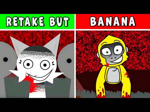 Incredibox Sprunki: Retake But BANANA I Normal vs Horror Version (NEW MOD)