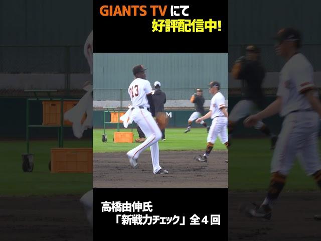【GTV】元巨人監督の高橋由伸氏「新戦力チェック」ティマ＆フルプ選手編#Shorts#巨人取材班#新外国人#ジャイアンツ