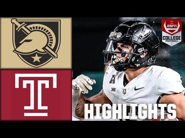 Army Black Knights vs. Temple Owls | Full Game Highlights | ESPN College Football