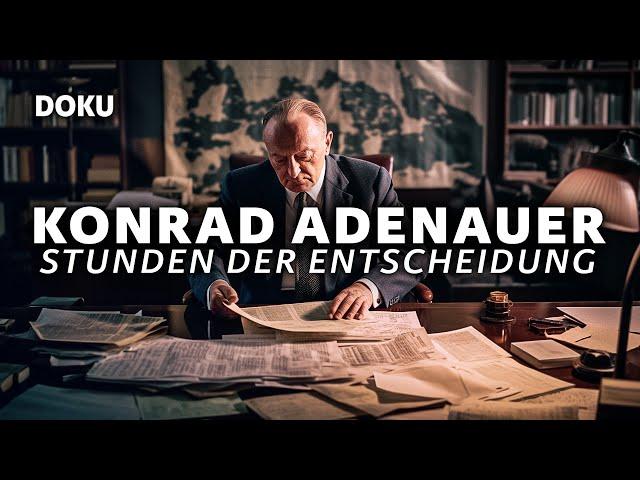 Konrad Adenauer - Stunden der Entscheidung (HISTORISCHE DOKU, Politik, DEUTSCHE GESCHICHTE)