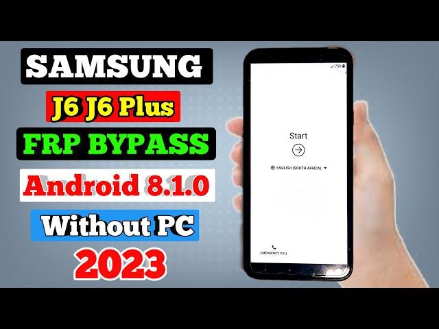 Samsung J6,J6+Frp Bypass | Google Account Unlock | Frp Unlock 2023  New Method 1000% Tested