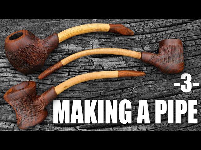 MAKE A PIPE - How To Make a Smoking Pipes From Wood -  DIY PIPE