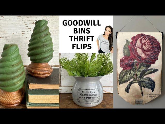 Thrift Flips for Profit | Goodwill Bins Thrift Flips | Wood, Metal, and Paper DIY Decor Ideas