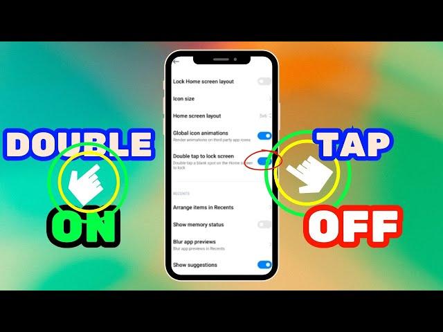 How to Enable Double tap Screen On Off Android