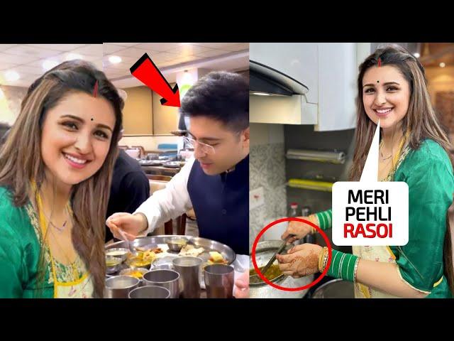 it's Delicious  Parineeti Chopra's first Rasoi dish Impressed husband Raghav Chadha and Family.