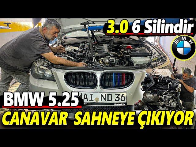 BMW 5.25 Motorunu Pilav Gibi Dağıttık !! 330.000 Km Kadar Hiçbir Şey Değişmemiş