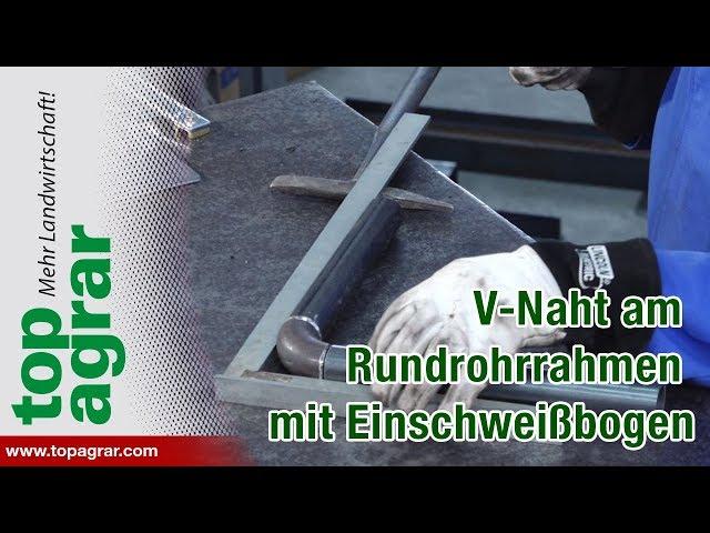 V-Naht am Rundrohrrahmen mit Einschweißbogen - Teil 18 - Schweißen mit Christoph