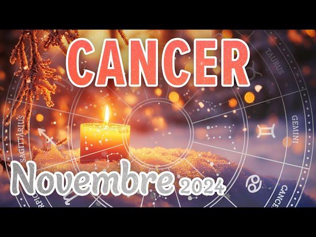 ️CANCER NOVEMBRE 2024 ~ UN SOUHAIT EXAUCÉ