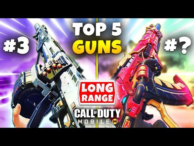 Top 5 BEST Long Range Guns In SEASON 6 Battle Royale | COD Mobile | Best Gunsmith For Long Range BR