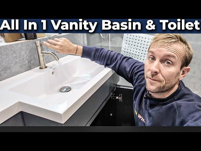 How To Fit BASIN AND TOILET VANITY UNIT COMBO