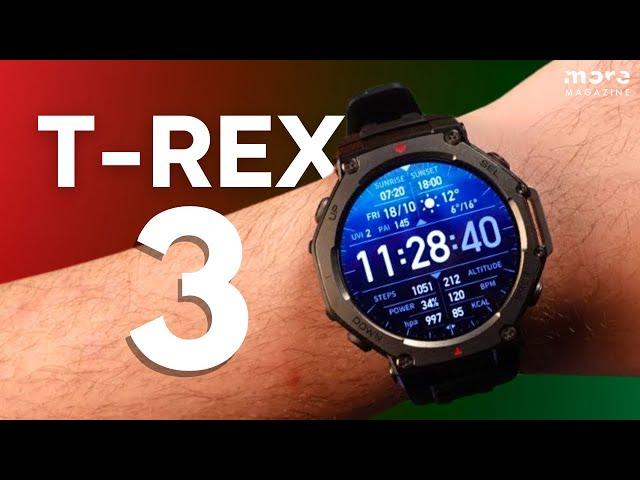 Amazfit T-Rex 3 Smartwatch im Test | Robust, GPS, Fitness-Tracking & mehr