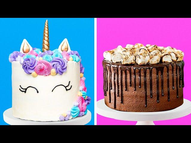 22 AWESOME CAKE DECORATION IDEAS || 5-Minute Food Decor Hacks!