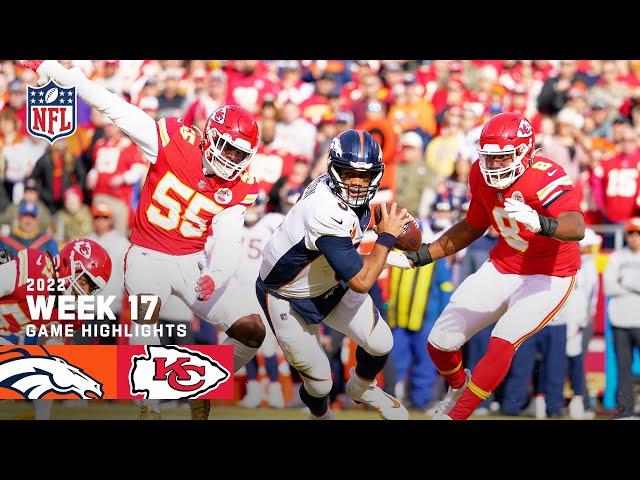 Denver Broncos vs. Kansas City Chiefs | 2022 Week 17 Game Highlights