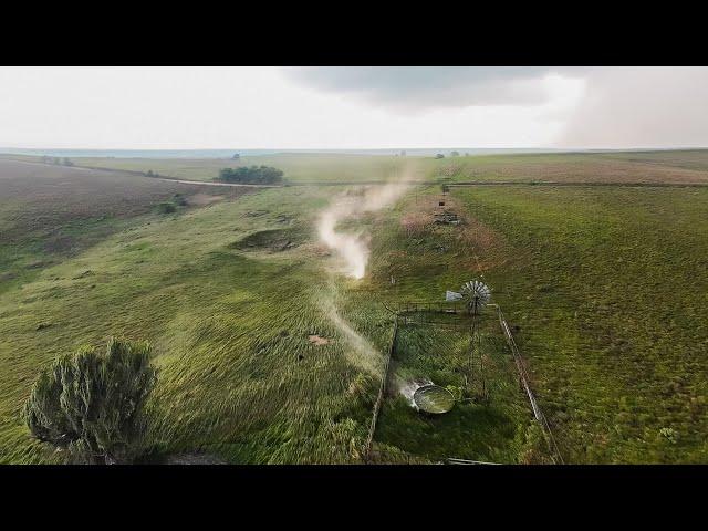 Inside the Higgins, TX tornado (EF1) - May 18, 2025
