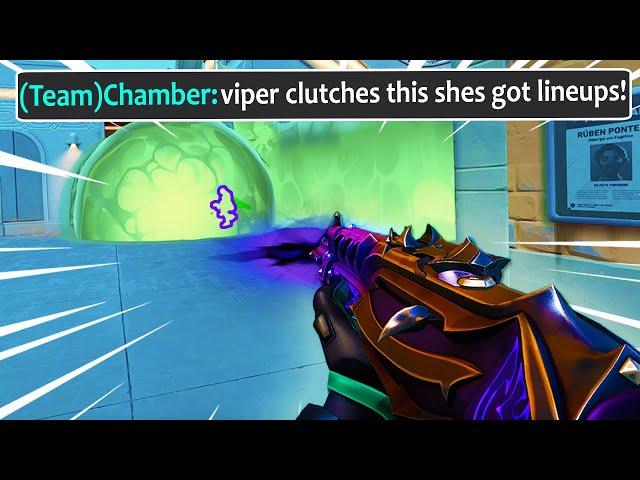 "viper clutches this shes got lineups"