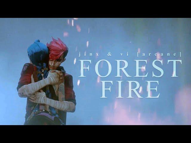 jinx and vi | forest fire [arcane]