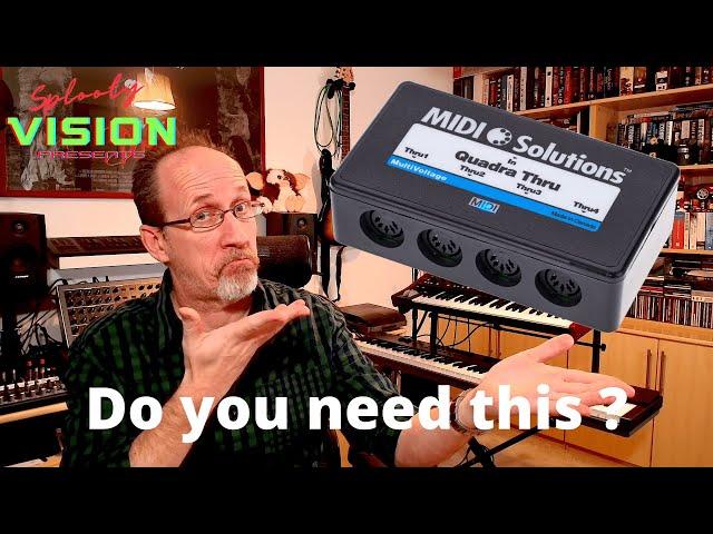 MIDI Out vs. MIDI Thru & how this little box can help you / MIDI Solutions Quadra Thru