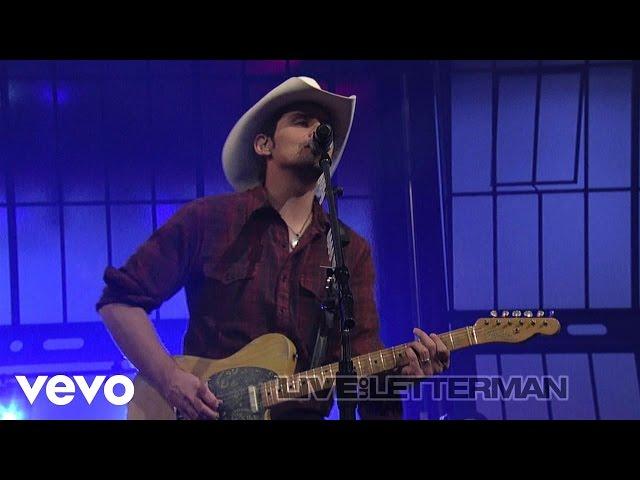 Brad Paisley - Alcohol (Live on Letterman)