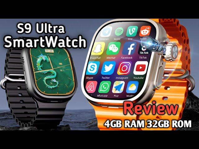 VWAR S9 Ultra Android Smart Watch- Bluetooth & Android Dual System| 4G LTE Rotating Camera| Review