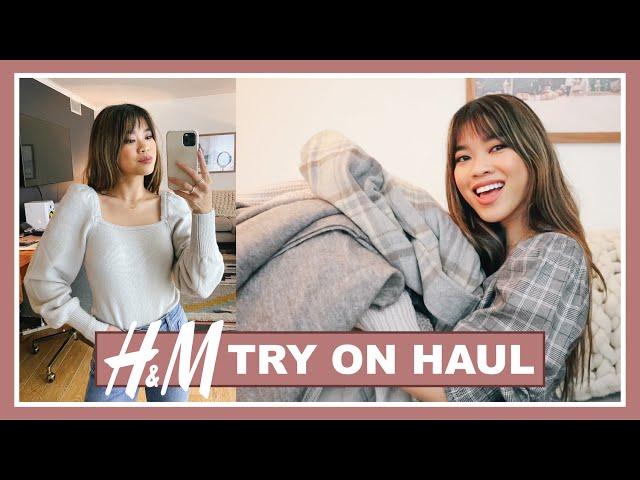 HUGE FALL H&M TRY ON HAUL! Cozy Sweaters, Jackets, Loungewear & more - the best cold weather pieces