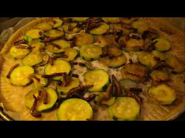 Recette de tarte aux courgettes et vers géants (Mo