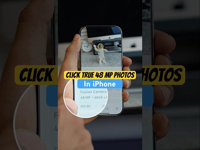 3 iPhone Camera Setting to change to Shoot 48 MP Photos #iphonecamera #camera #iphone