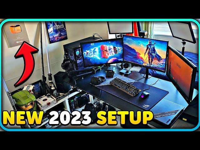 My NEW 2023 Gaming Setup + Star Wars Collection!