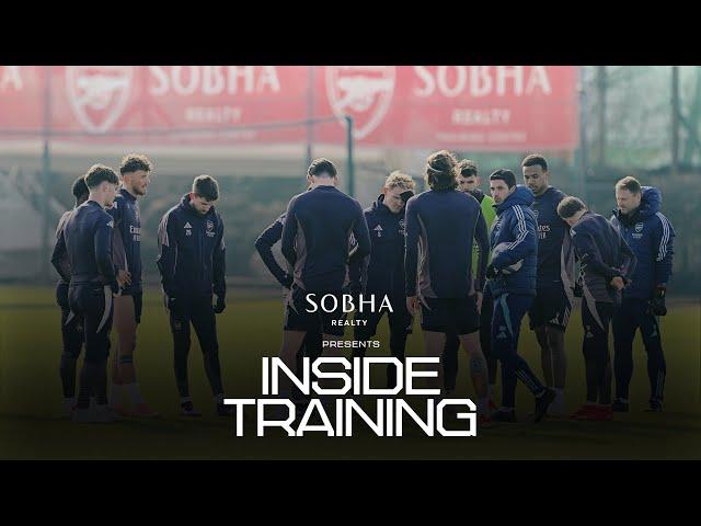 INSIDE TRAINING | Gym work, rondos and skills | Ready for West Ham in the PL 