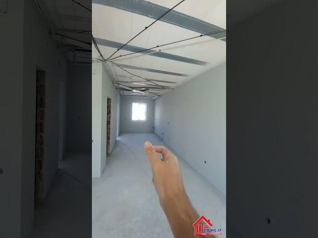 Шпаклевка комнаты и нанесение  декоративной фактуры #безвоздушнаяпокраска #шпаклёвка #евпатория
