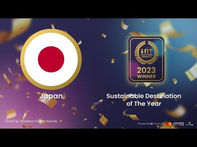 Sustainable Destination of The Year - Japan | Halal In Travel Awards 2023