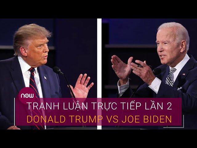 Bầu cử Tổng thống Mỹ 2020: Tranh luận trực tiếp lần 2 Donald Trump Vs Joe Biden, 7h30 23/10