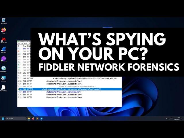 What's Spying on your PC? Fiddler Tutorial