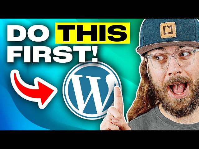 5 Things to Do AFTER Installing WordPress!