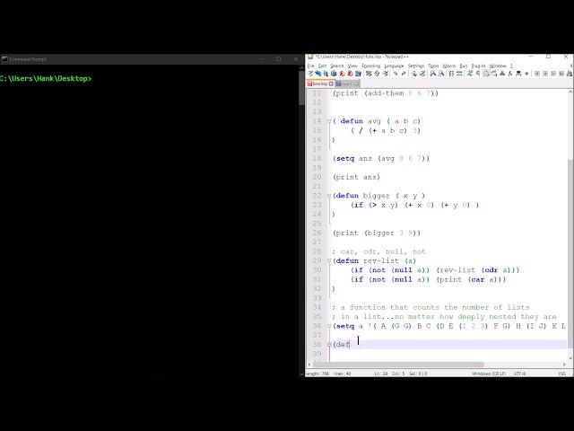 LISP Programming Tutorial:  An Intro to Functions