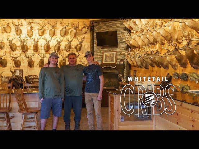 Whitetail Cribs: 71 Pope and Young Class Whitetails -over 10,000 Inches of Antler in ONE Trophy Room