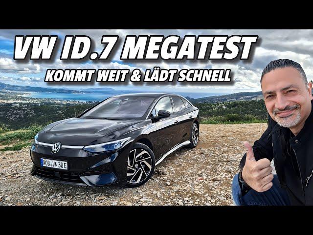 VW ID.7 Megatest inkl. Nachttest! Reale Reichweite Verbrauch Ladezeit Software