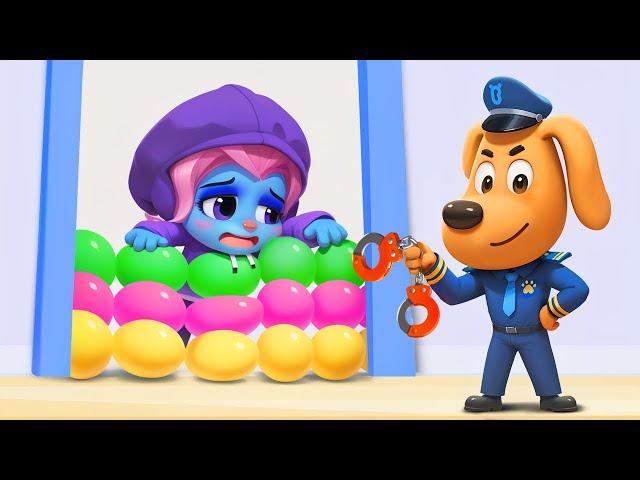 Police Chase: Obstacle Run | Educational Videos | Kids Cartoons | Sheriff Labrador