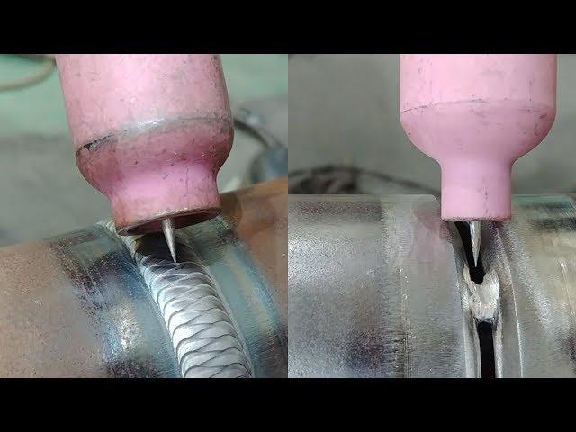 Tig welding Walking The Cup pipe welding (2 1/2inch sch80 carbon steel pipe)