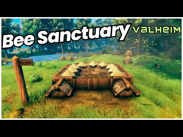 Give Your Bees a Happy Home: Ultimate Valheim Bee Farm Build | Best Bee Sanctuary.