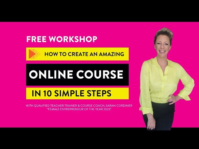 How to Create an Online Course, Coaching Program or Membership in 10 Steps