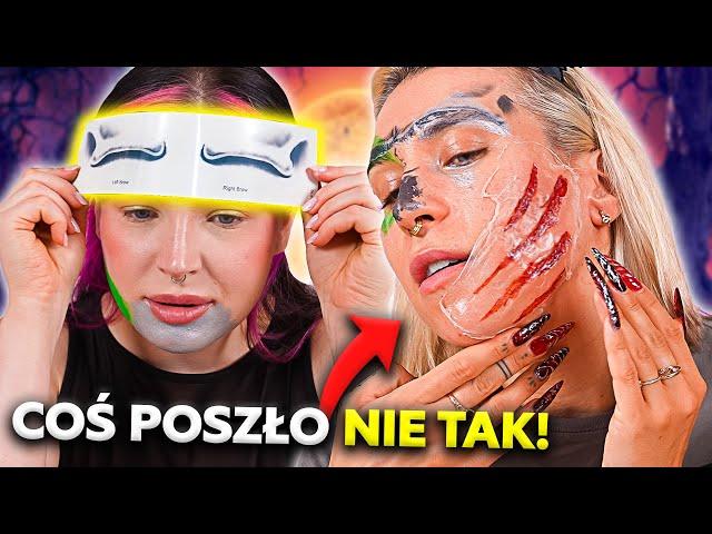  TESTUJEMY KOSMETYKI I RANY NA HALLOWEEN! tatuaż czaszka, sztuczna krew  Agnieszka Grzelak Beauty