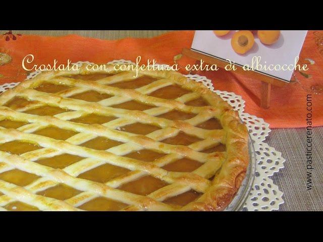 Crostata con confettura extra di albicocche