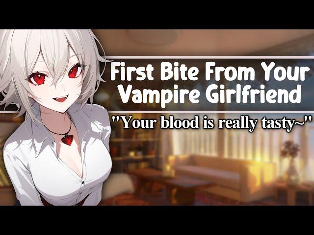 [ASMR] First Bite From Your Vampire Girlfriend [F4A] [Praise] [Sweet] [Personal Attention] [GFE]