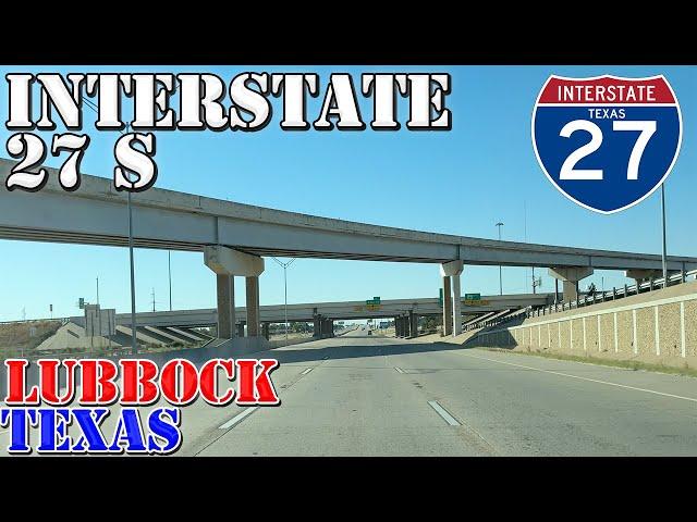 I-27 South - Lubbock - Texas - 4K Highway Drive