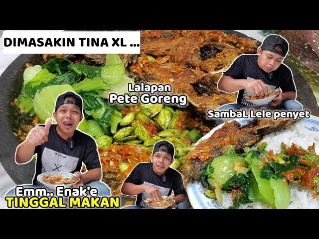 SambaL LeLe Penyet - Lalapan Pete ‼️ Em.. Enak'e TinggaL Makan