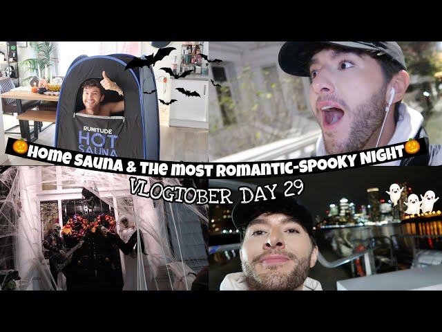 Home Sauna & The MOST Romantic   Spooky Night ~ Vlogtober Day 29