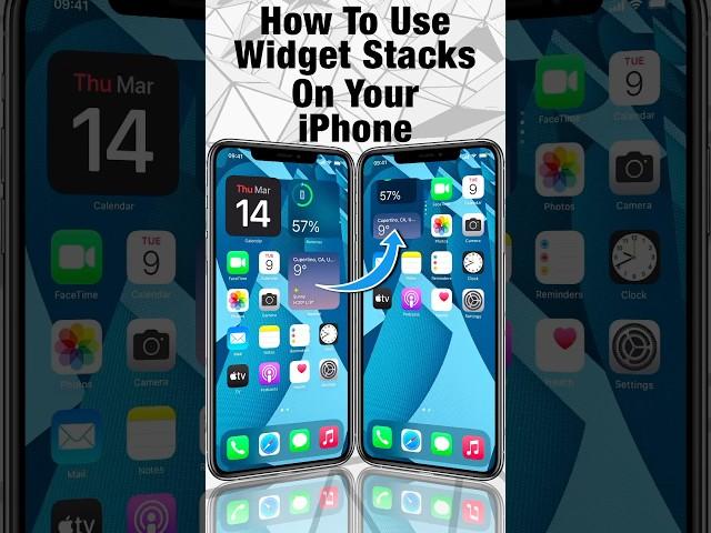 How To Use Widget Stacks On Your iPhone #shorts