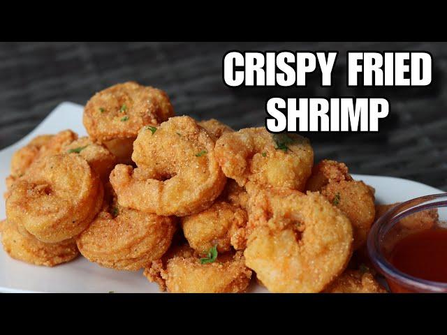 4 Ingredients CRISPY Fried Shrimp Recipe | Better Than Popeyes