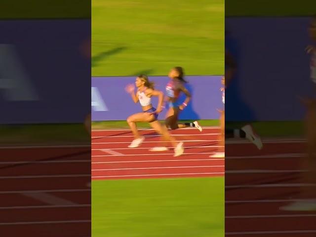 The smoothest of switches  #DiamondLeague  #track #relay #shorts